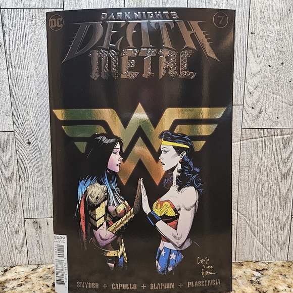 Dark Nights Death Metal #7 DC Comics Comic Book Foil Embossed Wonder Woman - Picture 1 of 9